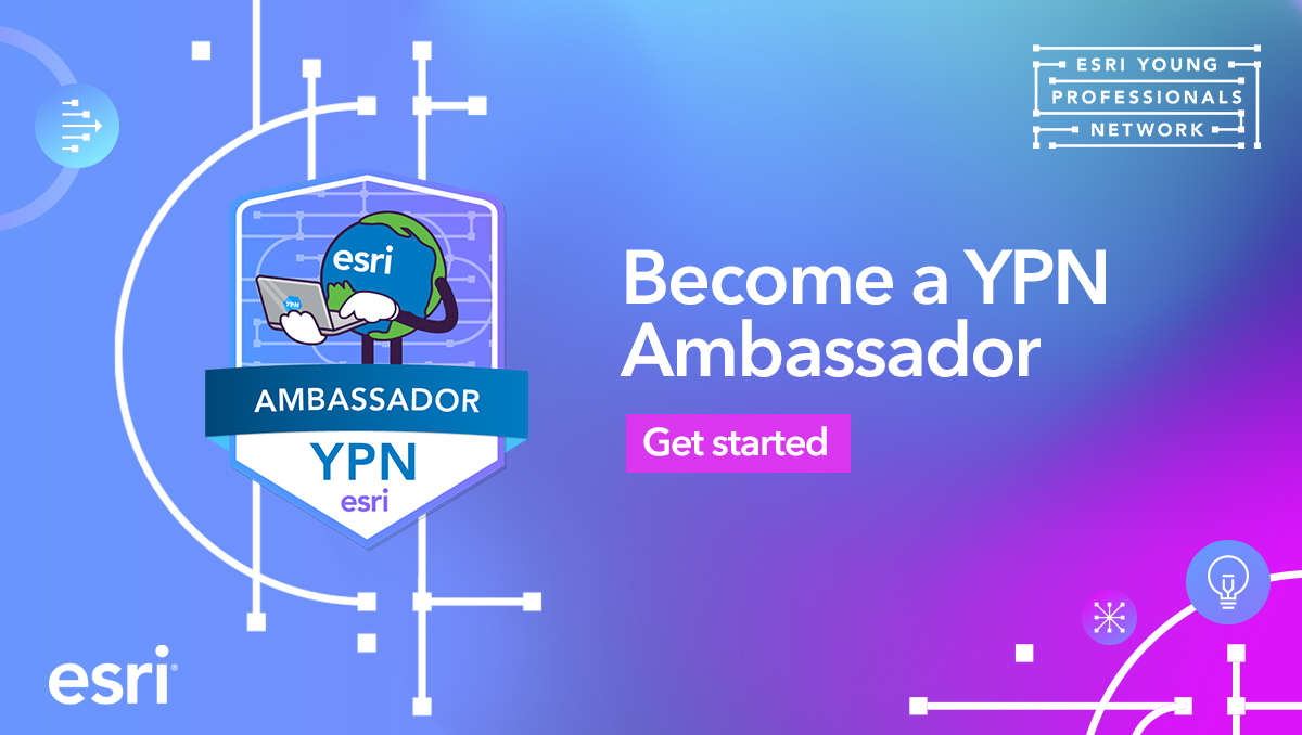 EsriYPN's tweet photo. 🚀 Rise Above the Competition
Stand out in your career and make your voice heard in the GIS community! Become a #YPN Ambassador and gain a platform to connect, lead, and inspire other young professionals.
Learn more 👉 https://t.co/KBWJqXy83k https://t.co/xvAV2ILV2k
