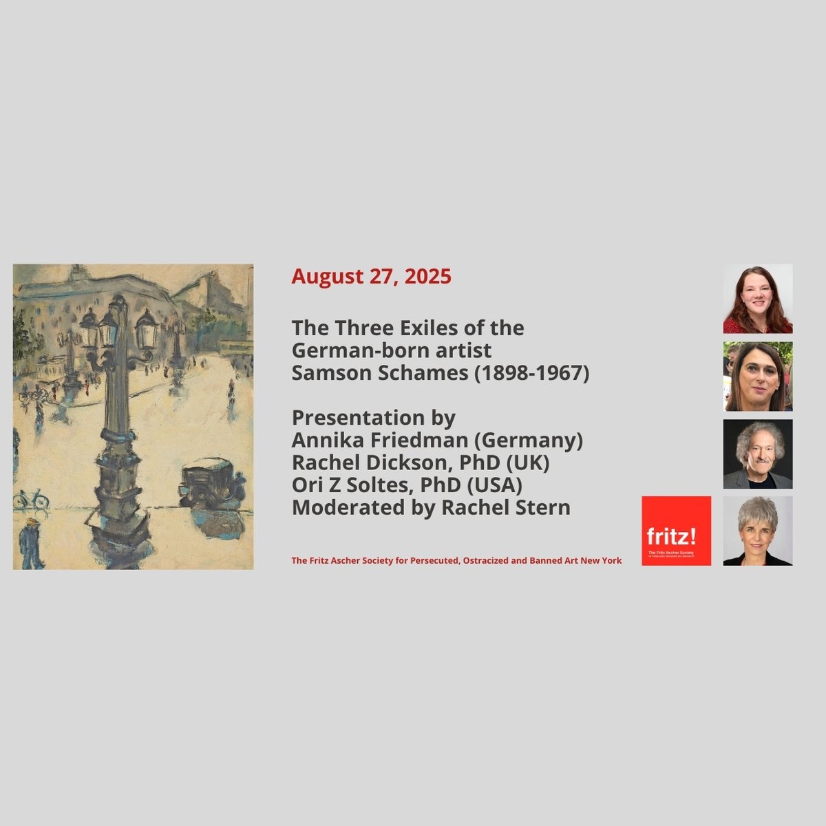 Ascher_Society's tweet photo. Again and again, while fleeing Nazi persecution and exile, the German-born artist Samson Schames (Frankfurt 1898-1967 New York) prioritized his artwork. Watch the recording of our international expert discussion: https://t.co/Phc6XiF5dF.

#SamsonSchames #painting #mosaic #detritusart #stilllife #cityscape #Jewish #history #WWII #Holocaust #flightorfight #IAM #FAS #FritzAscherSociety
