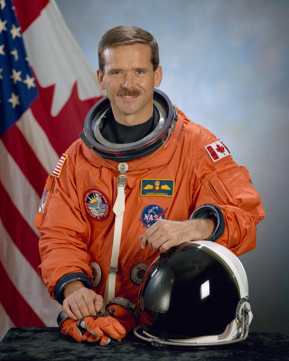 #HappyBirthday to ASE member <a href="/Cmdr_Hadfield/">Chris Hadfield</a>, who flew to space three times between 1995 and 2013 (STS-74, STS-100, and Soyuz TMA-07M) as part of trips and expeditions to Mir and the <a href="/Space_Station/">International Space Station</a> (Expedition 34/35)!