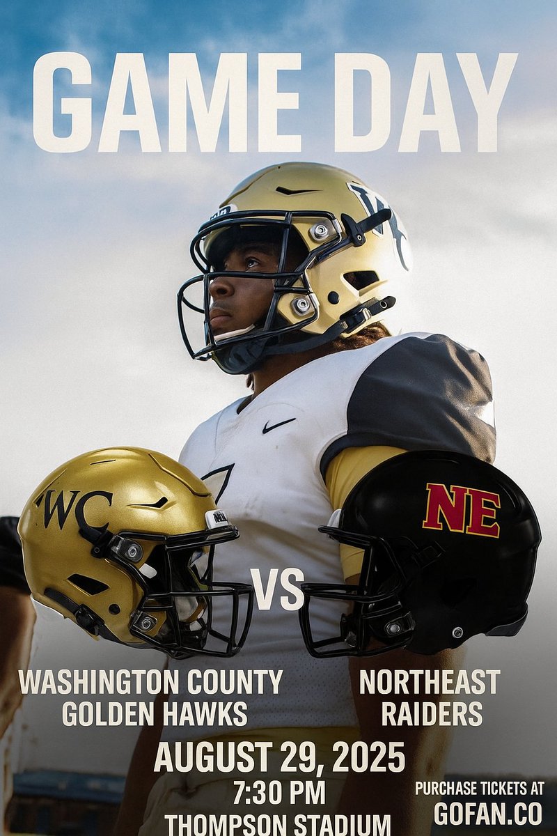 GET YOUR TICKETS: gofan.co/event/4007424?…
Location: Thompson Stadium
Time:7:30