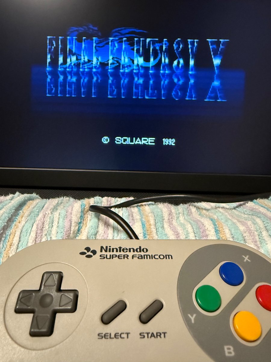 実機でプレイしたくてSFC買った！