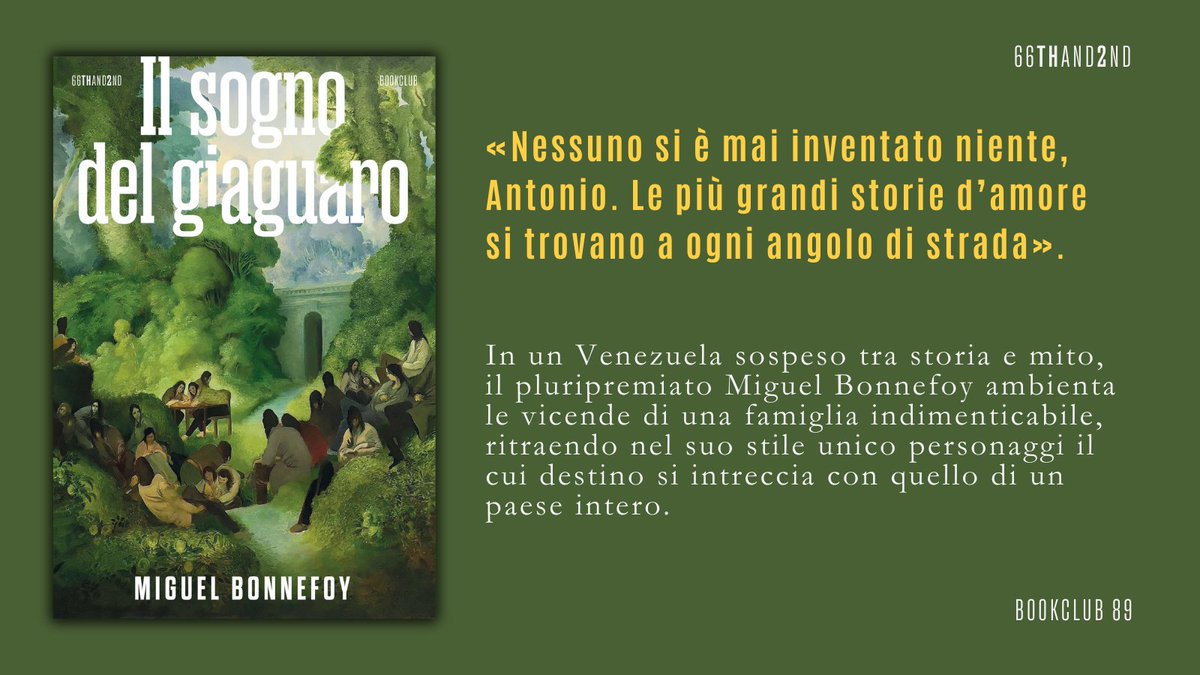 "Il sogno del giaguaro" di Miguel Bonnefoy (trad. Francesca Bononi) è in libreria.