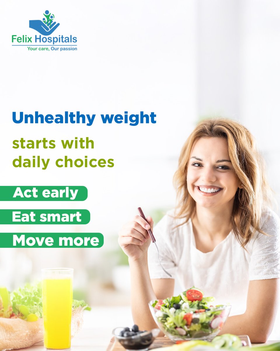 WellnessFelix's tweet photo. It’s not one meal or one lazy day—it’s the pattern that matters.
Every bite, every step counts. Start small, stay consistent, and protect your health.

#FelixHospital #unhealthyweight #ActEarly #movemore #eatsmart #healthydietfood #healthyfood #HealthyDietTips https://t.co/s2nBnBSCYN