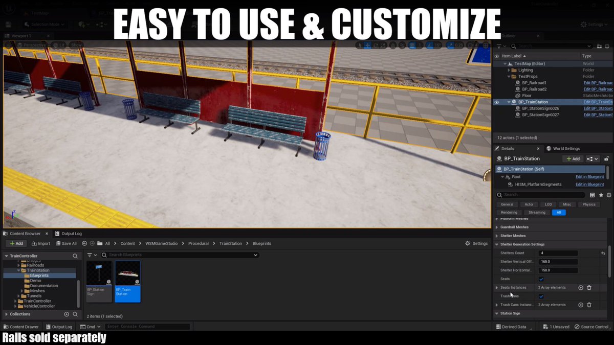 WSMGameStudio's tweet image. fab.com/listings/d802b…

Procedural Train Stations for Unreal Engine.
Available on Fab!

#madewithunreal #madewithunrealengine #unrealmarketplace #UE #UE5 #gameasset #gameassets #unrealengine #unreal #gamedev #indiedev @UnrealEngine @fab