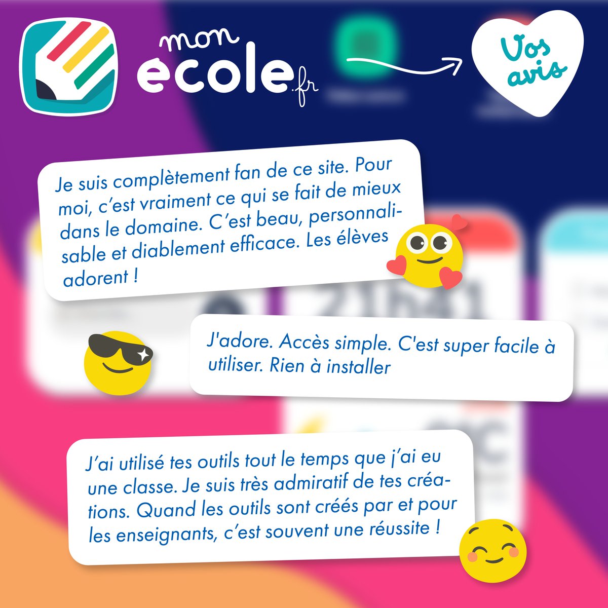 💬 Ils l’utilisent… et le disent !

Avec Le Petit Bureau, vos classes disposent d’un véritable mini-ENT gratuit, simple et pratique.

🏠 Un espace unique et sécurisé pour centraliser toutes vos activités numériques.