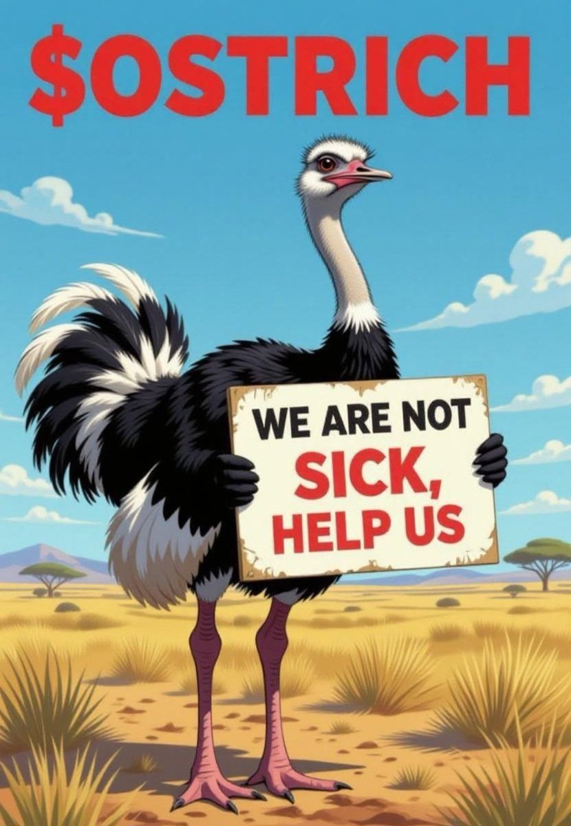 DeFi Oracle 🔮 (@defioracle_) on Twitter photo It’s not every day a meme coin tries to do something real 🪶
<a href="/SAVEOSTRICHES/">SaveTheOstriches</a> is rallying people around 400 ostriches the CFIA wants to kill, turning a joke into a movement
#OSTRICH is live on Solana, the community’s growing, and every trade or mention helps push the cause It’s not every day a meme coin tries to do something real 🪶
<a href="/SAVEOSTRICHES/">SaveTheOstriches</a> is rallying people around 400 ostriches the CFIA wants to kill, turning a joke into a movement
#OSTRICH is live on Solana, the community’s growing, and every trade or mention helps push the cause