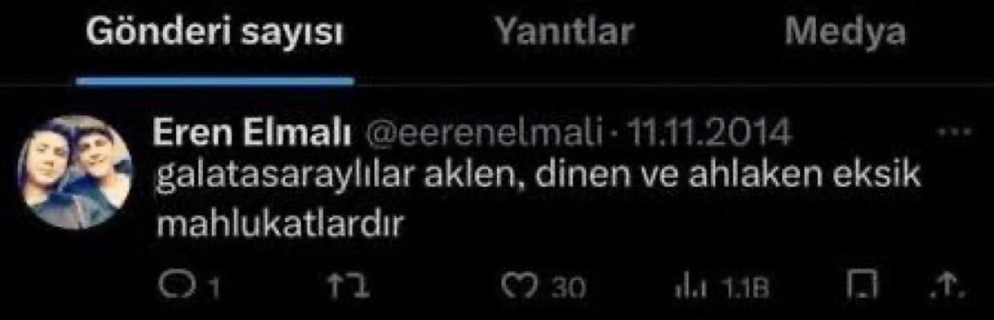 Eren Elmalı’ya hak vereceğim 
aklımın ucundan geçmezdi.