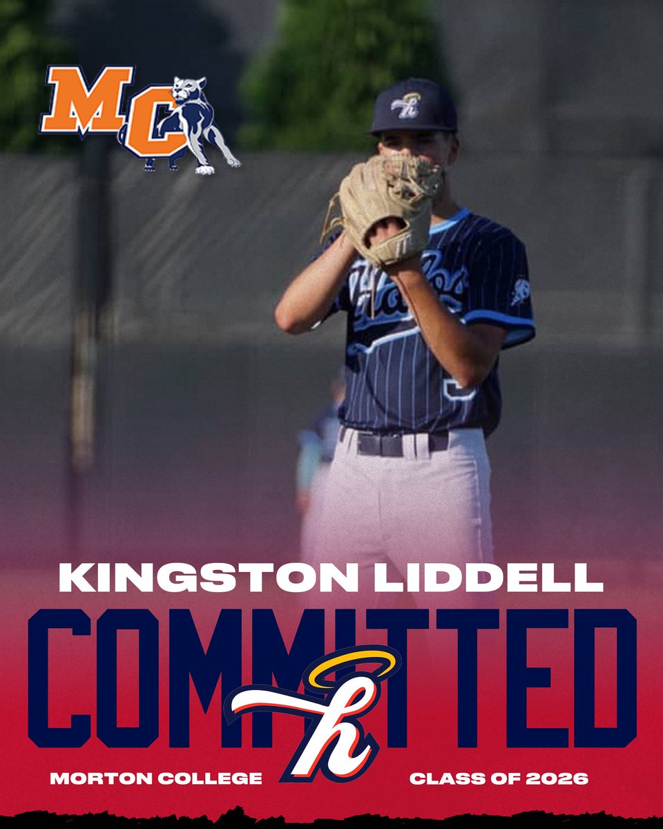 Congrats to (2026/RHP) Kingston Liddell on his commitment to Morton College‼️#RiseUp🔥