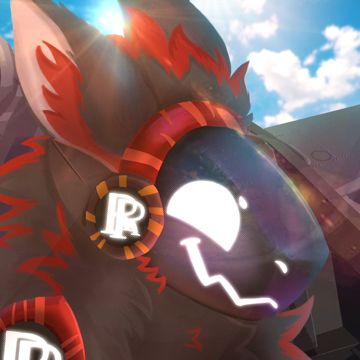 We have a Proto Airplane Pilot
#art #furry