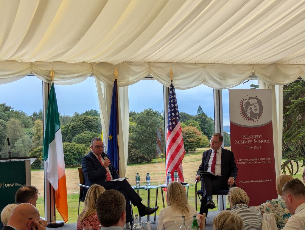 Kennedy SummerSchool (@jfk_ss) on Twitter photo Our very own <a href="/LarryPDonnelly/">Larry Donnelly</a> interviewing Minister James Lawless at the 2025 luncheon.
<a href="/lawlessj/">James Lawless</a>
#KennedySummerSchool #JFKSS Our very own <a href="/LarryPDonnelly/">Larry Donnelly</a> interviewing Minister James Lawless at the 2025 luncheon.
<a href="/lawlessj/">James Lawless</a>
#KennedySummerSchool #JFKSS