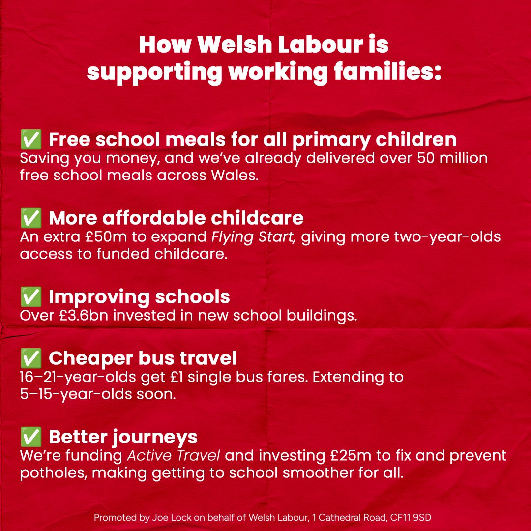 As the school gates reopen across Wales this week, here's how Welsh Labour is supporting working families.