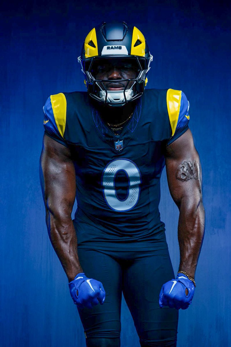 Messed around with the Rams Rivalry pictures from their photoshoot and its wild to me that they elected to shoot the pictures in such low light conditions. Added some brightness, a splash of exposure and a little slide of  vibrance and saturation brought out that midnight blue.