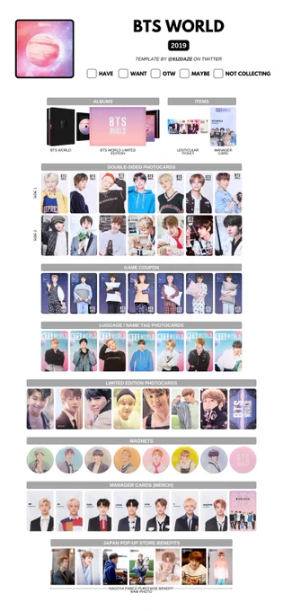 非売品BTS WORLDTOUR TOKYO 公式Photocard 7枚コンプ j )⁷ on X: 