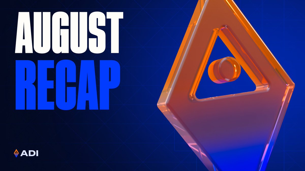 August was a big month at ADI.

→ New website went live

→ Testnet launched

→ Whitepaper published

→ Announced as a <a href="/token2049/">TOKEN2049</a> Platinum Sponsor

→ Two Galxe Quests launched: Aug 1 and Aug 26

→ New team members announced: <a href="/AndreyLazorenko/">Andrey Lazorenko</a>, Chief Executive Officer; Mounir