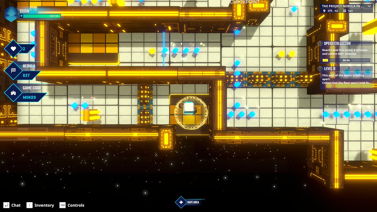 SSDsgnWrks's tweet photo. 500+ Nebulas in 8 minutes! โก๏ธ
Hereโs how my run felt: ๐คฏโก๏ธ๐ช
Can you beat my emoji run? Show me yours!
@TheSandboxGame @Kash_voxels
I challenge @ianitguy2019 @idnasamzuk @EscapeRmArtist @WickedU2
#ProjectNebula #Ethverse https://t.co/8ADDPuskCB