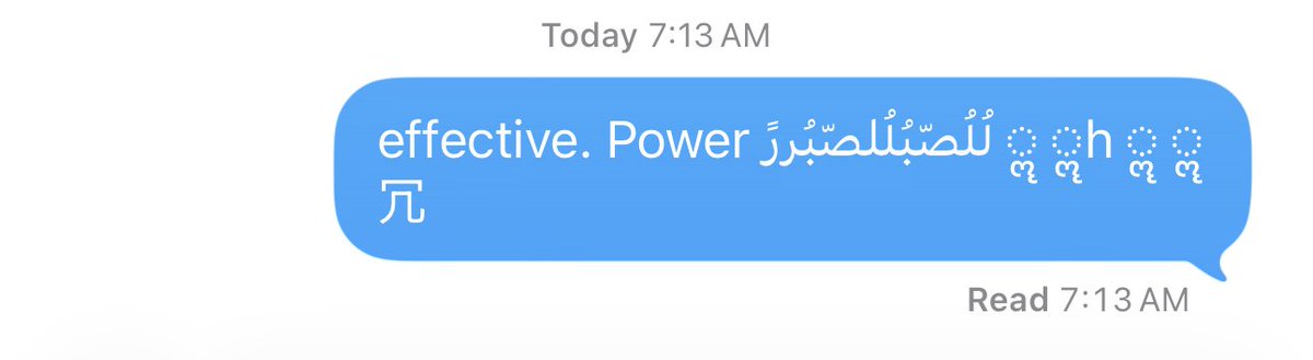 it's been too long since the last time you could crash anyone's iPhone by sending a message