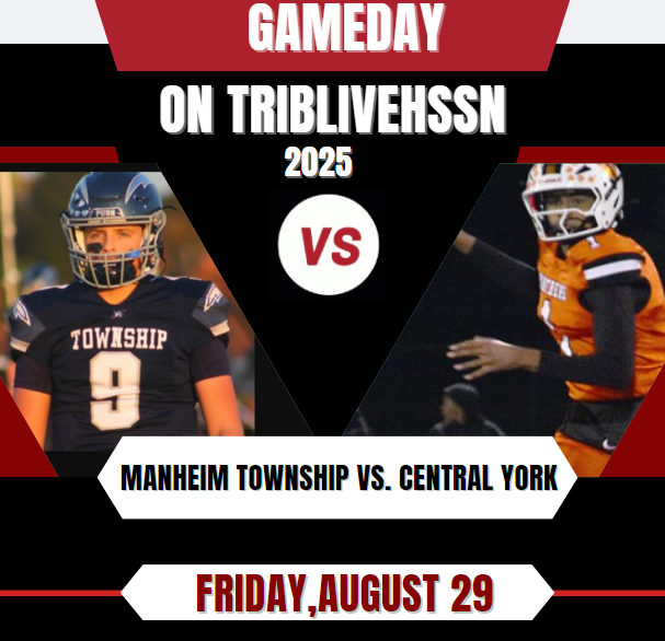 TribLive_HSSN (@trib_live) on Twitter photo π¨ Game Week π¨
π <a href="/centralyorkFB/">Central York Football</a> vs. <a href="/MTSD_ATHLETICS/">Manheim Twp Athletics</a>
π Friday,August 29
β° @ 7p.
π₯ bit.ly/4l99xBn
<a href="/CentralYorkAth/">Central York Athletics</a> <a href="/jack_kenneff/">Jack Kenneff</a> <a href="/ManheimTownship/">Manheim Township SD</a> <a href="/CoachMooneyCY/">Shawn Mooney</a> <a href="/DeMarcusMurray6/">DeMarcus Murray</a> <a href="/CentralYorkTF/">CentralYorkT/F</a> <a href="/codylehmann3/">CodyCSwagLehmann</a> π¨ Game Week π¨
π <a href="/centralyorkFB/">Central York Football</a> vs. <a href="/MTSD_ATHLETICS/">Manheim Twp Athletics</a>
π Friday,August 29
β° @ 7p.
π₯ bit.ly/4l99xBn
<a href="/CentralYorkAth/">Central York Athletics</a> <a href="/jack_kenneff/">Jack Kenneff</a> <a href="/ManheimTownship/">Manheim Township SD</a> <a href="/CoachMooneyCY/">Shawn Mooney</a> <a href="/DeMarcusMurray6/">DeMarcus Murray</a> <a href="/CentralYorkTF/">CentralYorkT/F</a> <a href="/codylehmann3/">CodyCSwagLehmann</a>