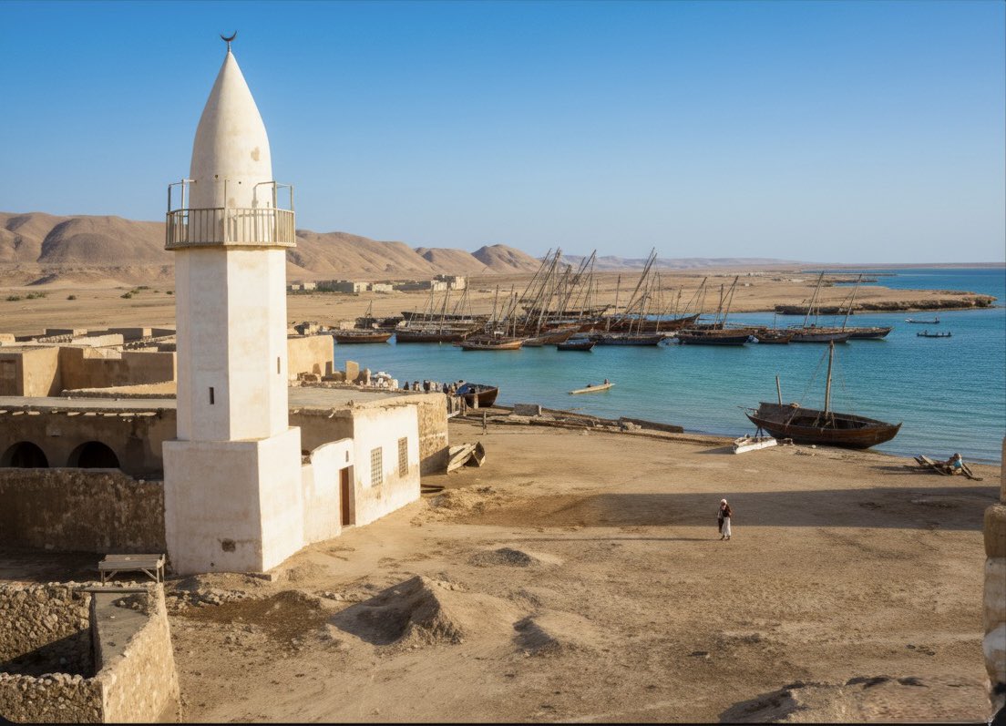 حين نعيد الحياة إلى صورة التُقطت قبل أكثر من قرن، فإننا لا نلوّن ملامحها فحسب، بل نوقظ ذاكرتها لتتكلم من جديد.

هذه اللقطات التي سجّلها #لورنس عام 1917 في سواحل #الحجاز (#أملج و #الوجه ) ليست مجرد مشاهد جامدة؛ هي نصوص صامتة تحمل في داخلها تفاصيل الحياة: وجوه الناس، عمارة المكان،