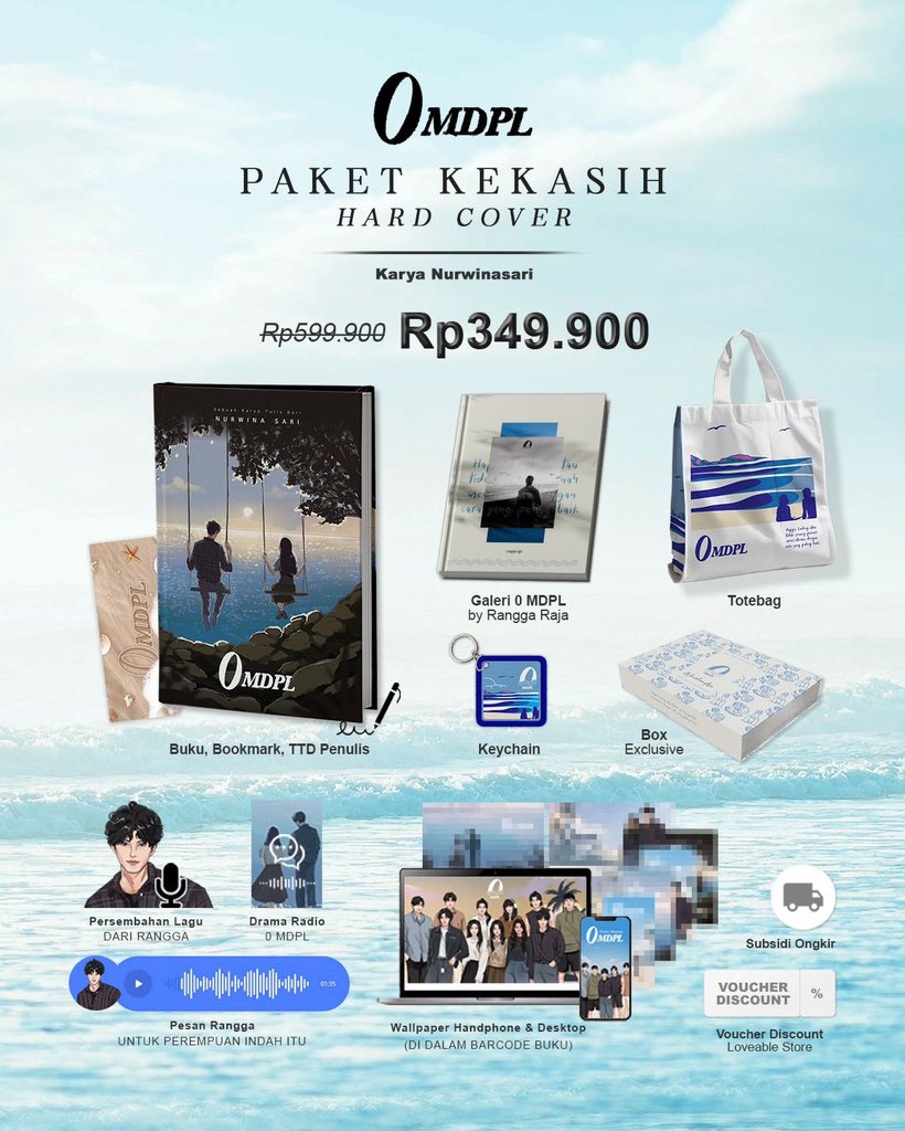 PAKET NOVEL 0 MDPL 🌊
Paket Baik &amp; Paket Kekasih

🌊 Segera terbit, 0 MDPL 🌊
⏰ 30 Agustus 2025 jam 15.00 WIB
📍Plaza Blok M Lt 6 Floating Stage

#0mdpl #3726mdpl #novel0mdpl #novel3726mdpl
#ranggaraja #lanina #andinihangura #rangga3726mdpl #novel #buku