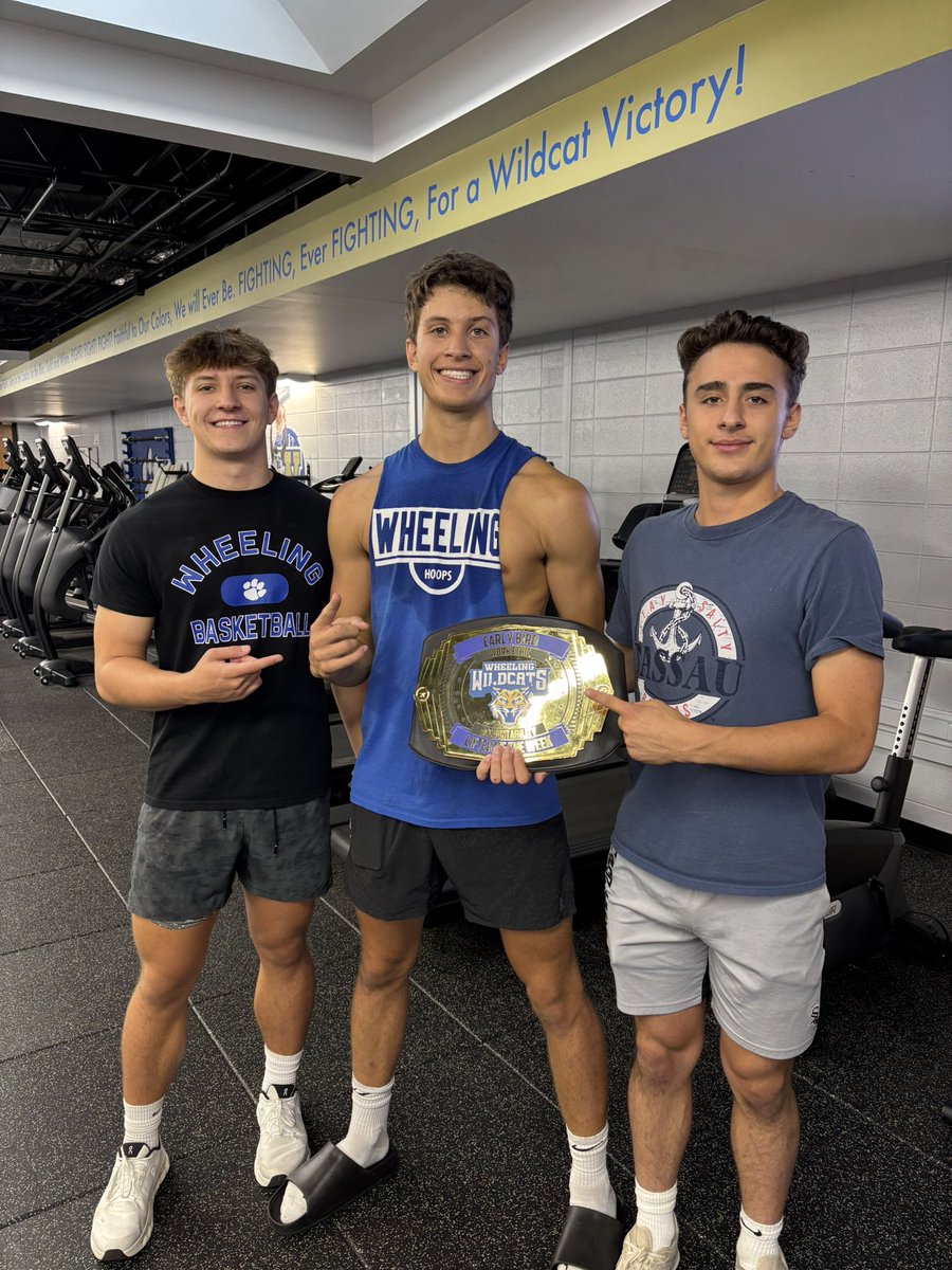 Our Week 2 Lifters of the Week are Peter Kulig, Zach Neukirch, and Tyler Zangara

These 3 provide great senior leadership, a strong work ethic, and a consistent approach to getting better each day. 

Proud of the work they are putting in and their growth over the years #FlyTheW