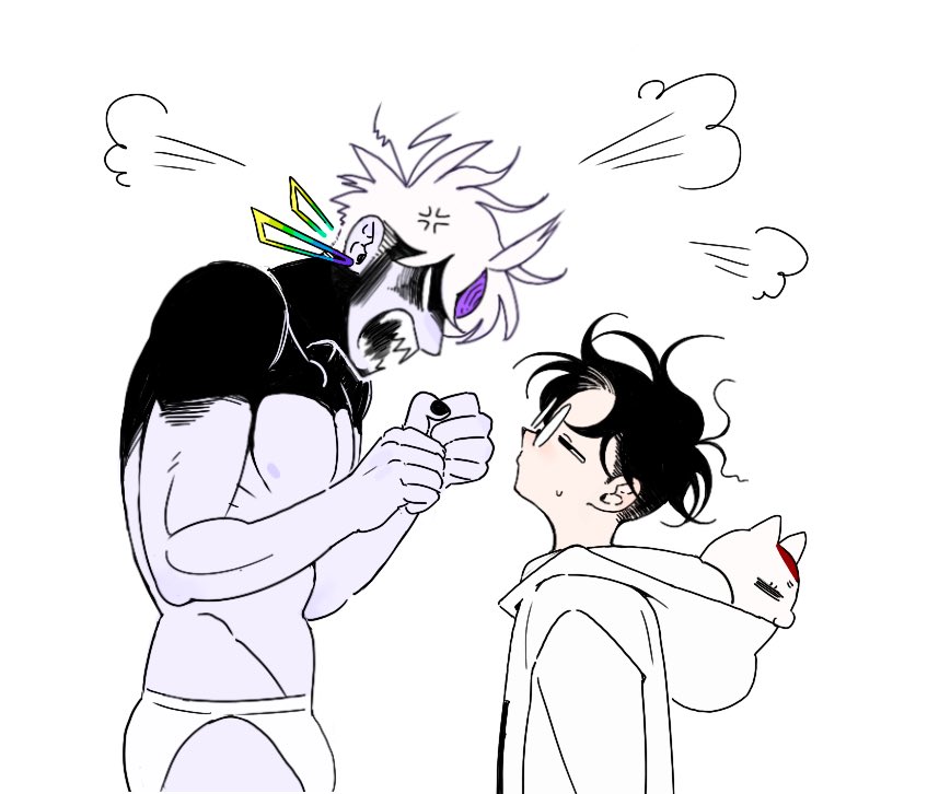 긁…