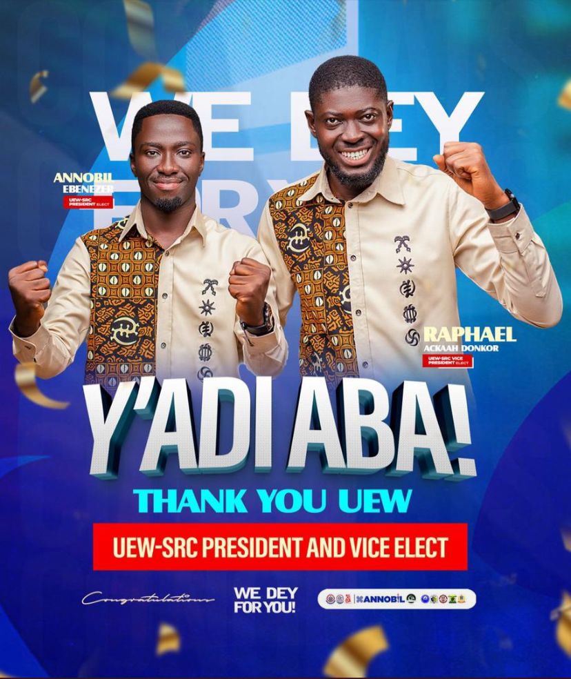 Thank You UEW for making the 31st Convo possible with your efforts, dedication and tireless support given to us in making history. As we promised, we will work for you and with you..

The 31st convo is the Rebirth of Hope.
#Emmr3nonie
#WeDeyForYou