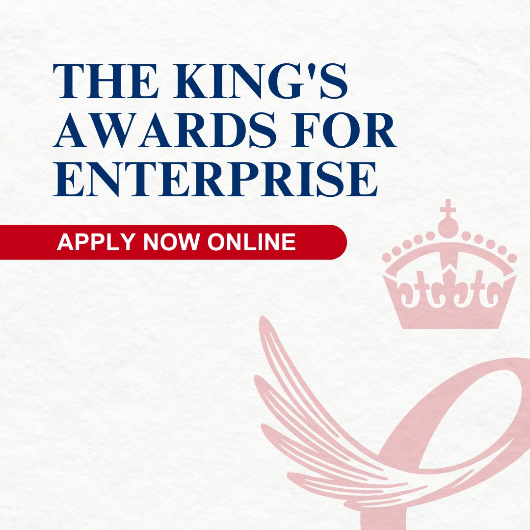 Thinking about applying for The King's Award for Enterprise? 
 
Now’s the time - applications close 9 September 2025 at 13:00.  
 
Don’t miss your chance to be honoured for your business excellence. 

🔗 investni.com/media-centre/f…