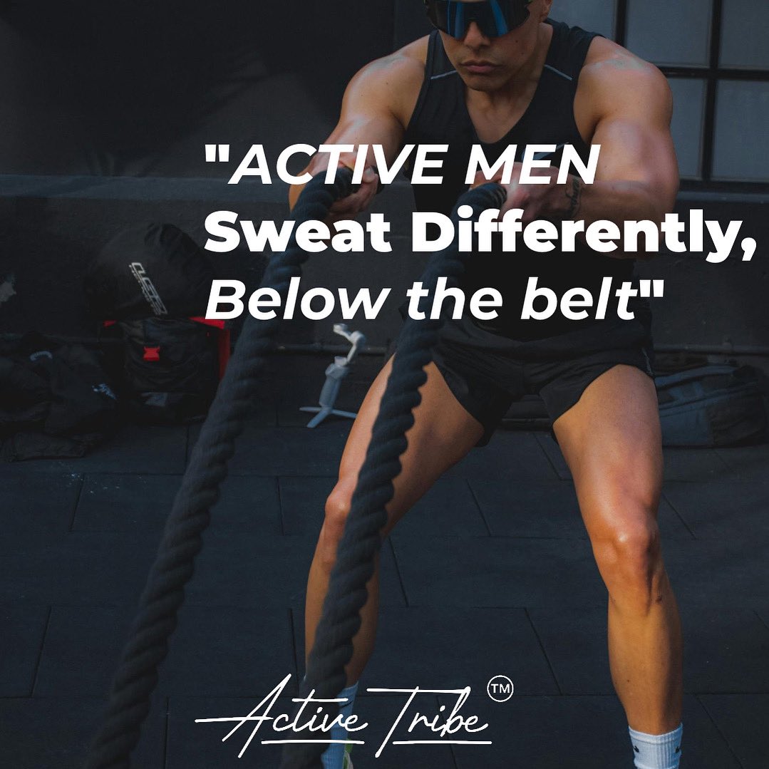 ActiveTribeX's tweet image. Push your limits but don't let the sweat &amp;amp; itch down there hold you back from breaking records!

#activetribe 
#ActiveMen
#activehygiene