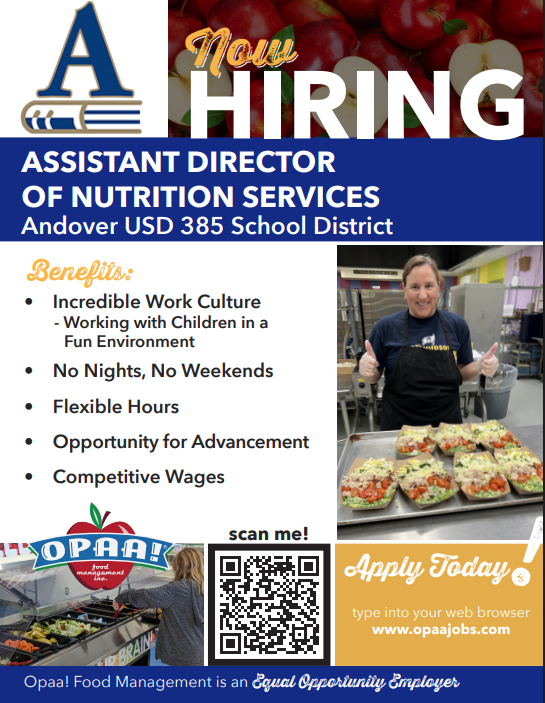 Come join our Food Service Team!