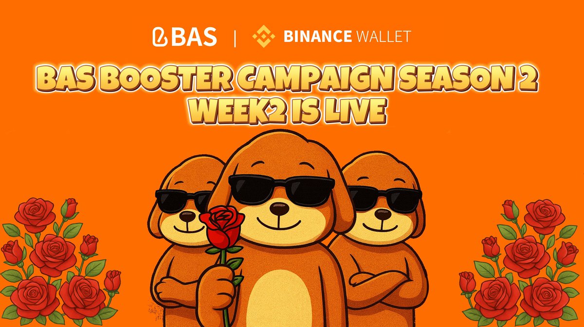 BAS(BNB Attestation Service) (@bascan_io) on Twitter photo 🟠 BAS Booster Campaign x <a href="/BinanceWallet/">Binance Wallet</a> — Season 2, Week 2 is LIVE!
-Aug 29, 14:30 UTC → Sep 5, 14:30 UTC
-Reward Pool: 49,000,000 (0.49%) $BAS
-Eligibility: 61+ Alpha Points
🟠 This week’s tasks:
-Twitter account ownership — share 12.5M BAS
-Verify Your BSC Activity — share 🟠 BAS Booster Campaign x <a href="/BinanceWallet/">Binance Wallet</a> — Season 2, Week 2 is LIVE!
-Aug 29, 14:30 UTC → Sep 5, 14:30 UTC
-Reward Pool: 49,000,000 (0.49%) $BAS
-Eligibility: 61+ Alpha Points
🟠 This week’s tasks:
-Twitter account ownership — share 12.5M BAS
-Verify Your BSC Activity — share