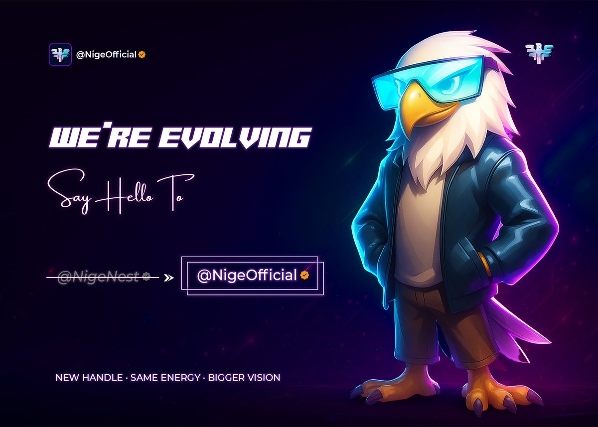 We’re evolving to better serve our growing community and ecosystem! 

🔹 <a href="/NigeOfficial/">Nige</a>
Your central hub for the entire Nige ecosystem: corporate updates, leadership insights, Spaces, livestreams, community highlights, and all major announcements.

🔹 <a href="/NigeNest/">NigeNest</a>
Dedicated channel