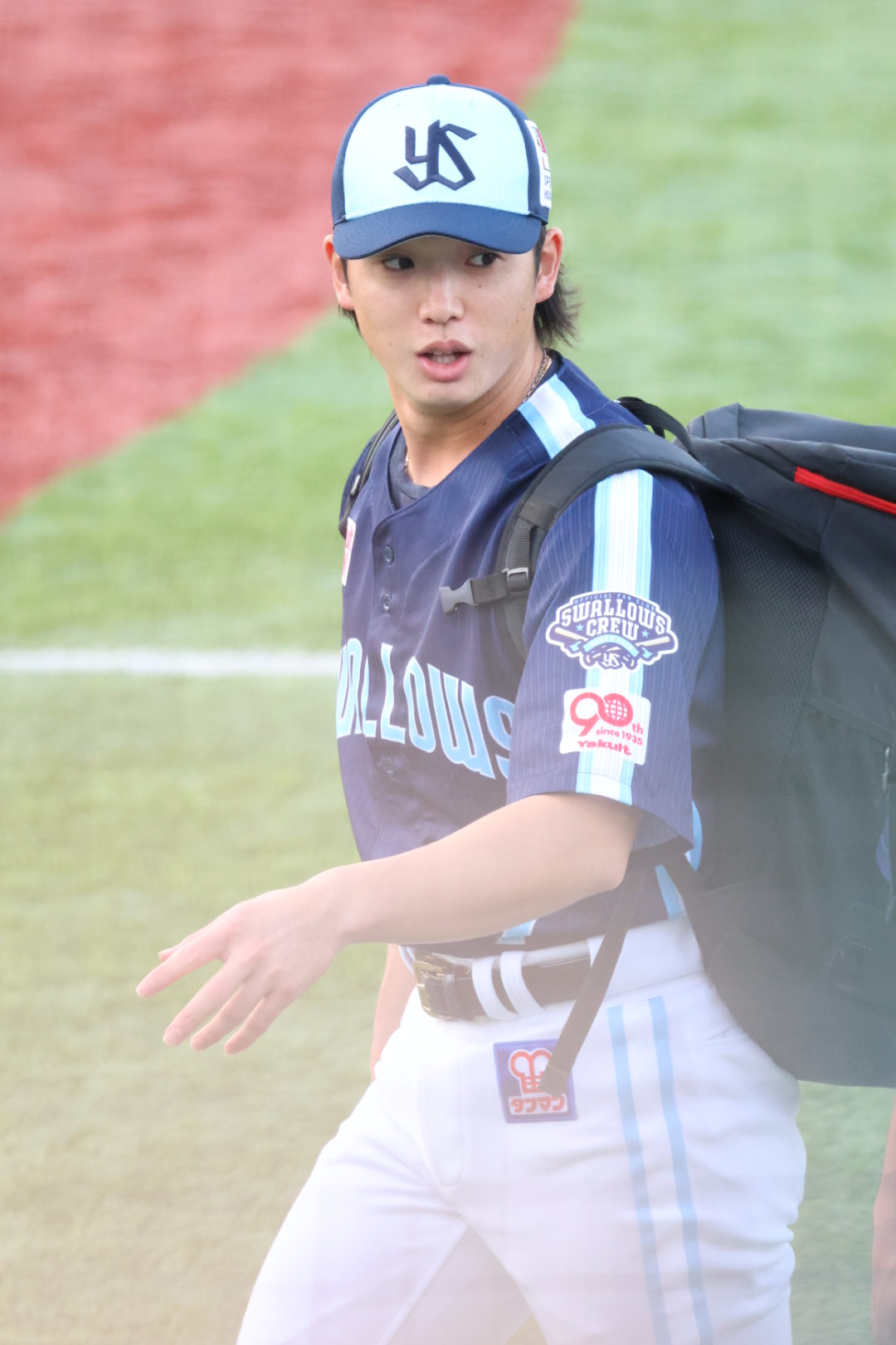 長岡秀樹 ユニフォーム 新品 長岡秀樹 7番 ユニフォーム M ネイビー - メルカリ