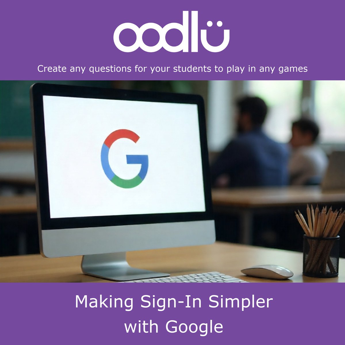 oodlu_tweets's tweet image. We’ve added Google sign-in to oodlü 🎉 One click, no extra passwords - making things simpler for busy teachers.
And this is just the first of several helpful integrations on the way.
tinyurl.com/58jtz3tc
#GoogleSignIn #EdTechForTeachers #ClassroomTech