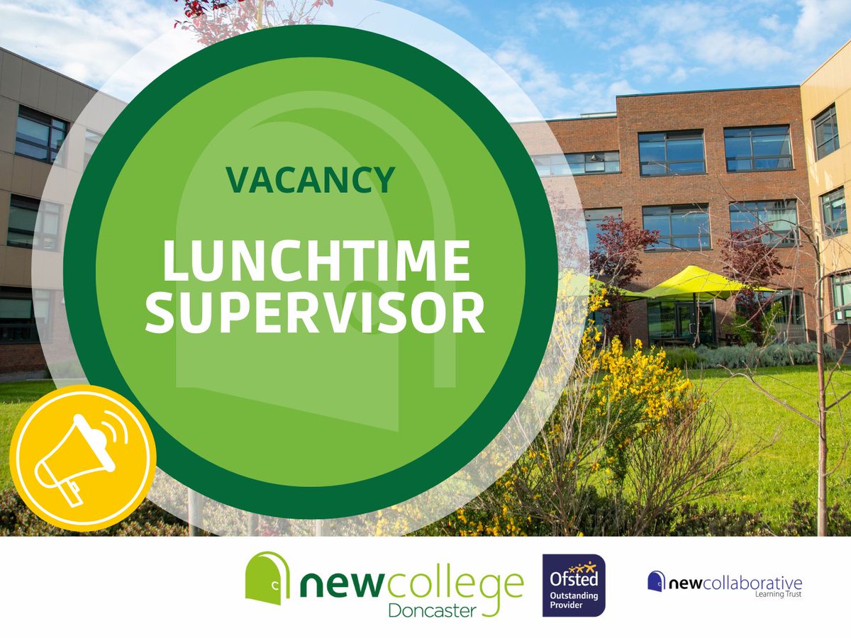 We are currently looking to appoint a Lunchtime Supervisor who will provide a high standard of supervision to students, maintain good levels of cleanliness and ensure the proper and effective use of student social and welfare facilities at the college.  loom.ly/oaw-PWE