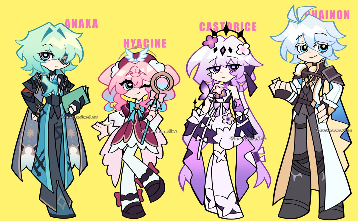 #Anaxa #Hyacine #Castorice #Phainon