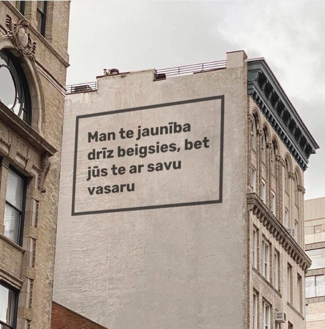 Lieku to šeit katru gadu  
Joprojām aktuāli 😎