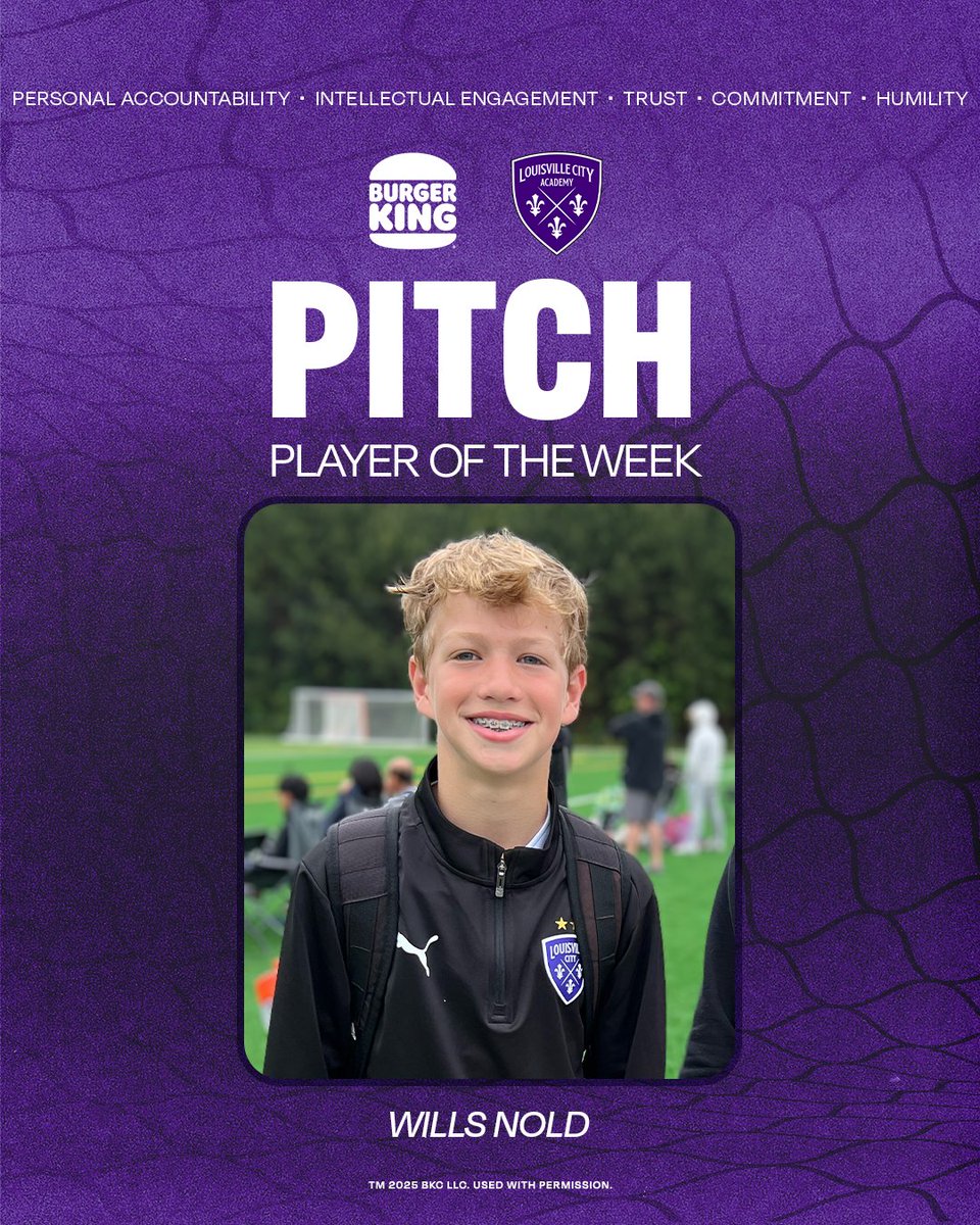 LouCityAcademy's tweet image. Embodying the true meaning of 𝐂𝐨𝐦𝐦𝐢𝐭𝐦𝐞𝐧𝐭. 💪

Although being sidelined with an injury, #LouCity 2012 player, Wills Nold, has continued to come out to training to support his teammates.

#PITCH | @BurgerKing