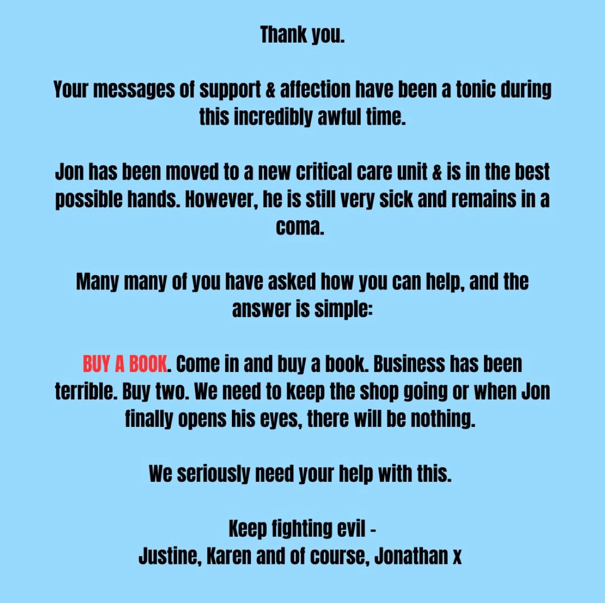 Jonathan Main (@booksellercrow) on Twitter photo 