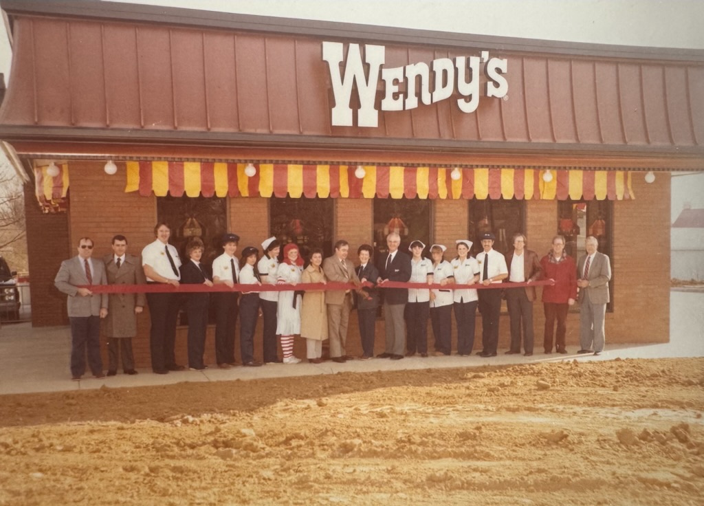 Our #MemoryLaneMonday takes us back to a ribbon cutting for Wendy's.