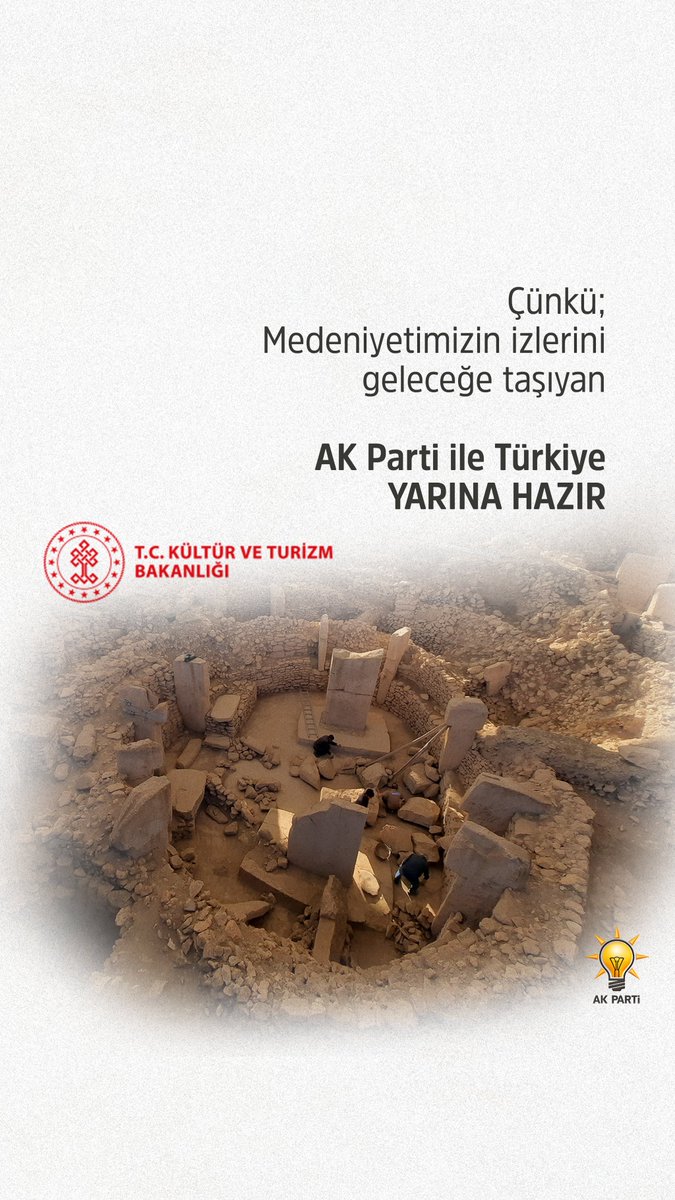 Türkiye Yüzyılı’nda 12 bin yıllık mirasımıza sahip çıktığımız Göbeklitepe ile #YarınaHazırız