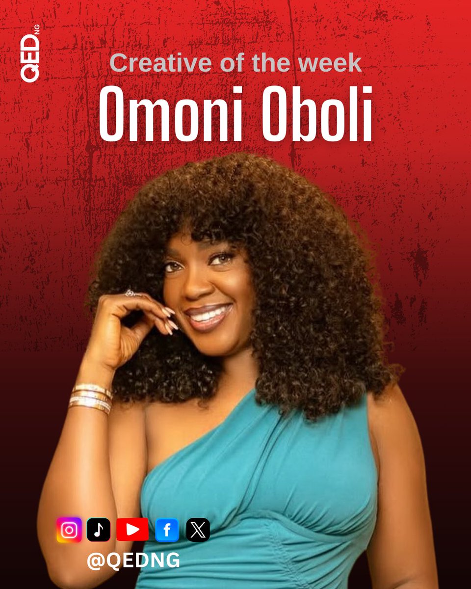 qedng's tweet photo. Omoni Oboli @omonioboli creative of the week
A force in front of and behind the camera, she’s shaped the industry with unforgettable roles and powerful films that continue to inspire.
Celebrate the creative of the week with your favourite emoji
#qedng #creativeoftheweek https://t.co/PHNeUDCJpz
