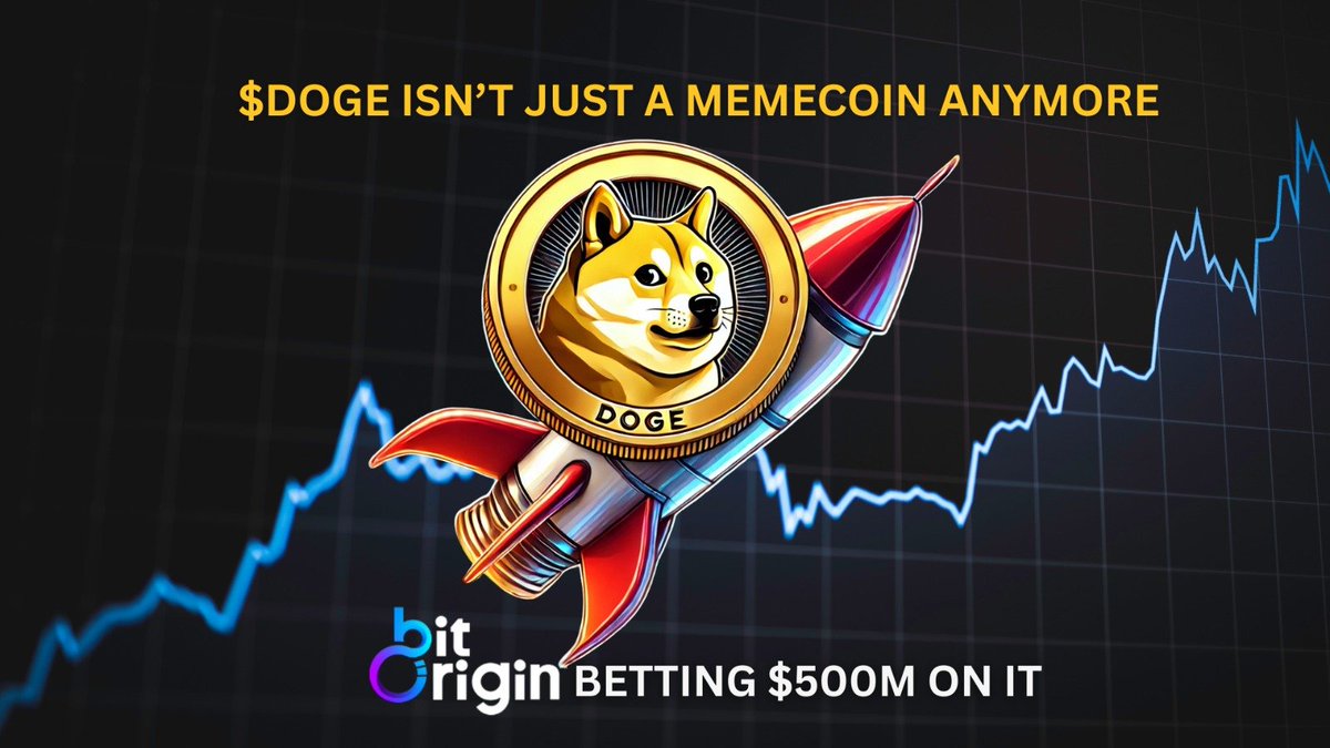 MarioNawfal's tweet image. DOGE ISN’T JUST A MEMECOIN ANYMORE - BIT ORIGIN’S BETTING $500M ON IT

3,000+ merchants already accept DOGE. DogeOS unlocks smart contracts, NFTs, and payment apps.

X Money is stacking licenses. Crypto payments are getting real.

DOGE is fast, cheap, and ideal for tips,…