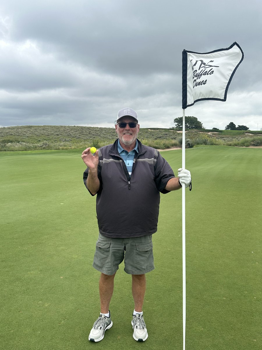 Congrats to Greg Jermark on his ace on hole #8 in KS Senior Series event yesterday! An easy 9 iron from 105 yards!