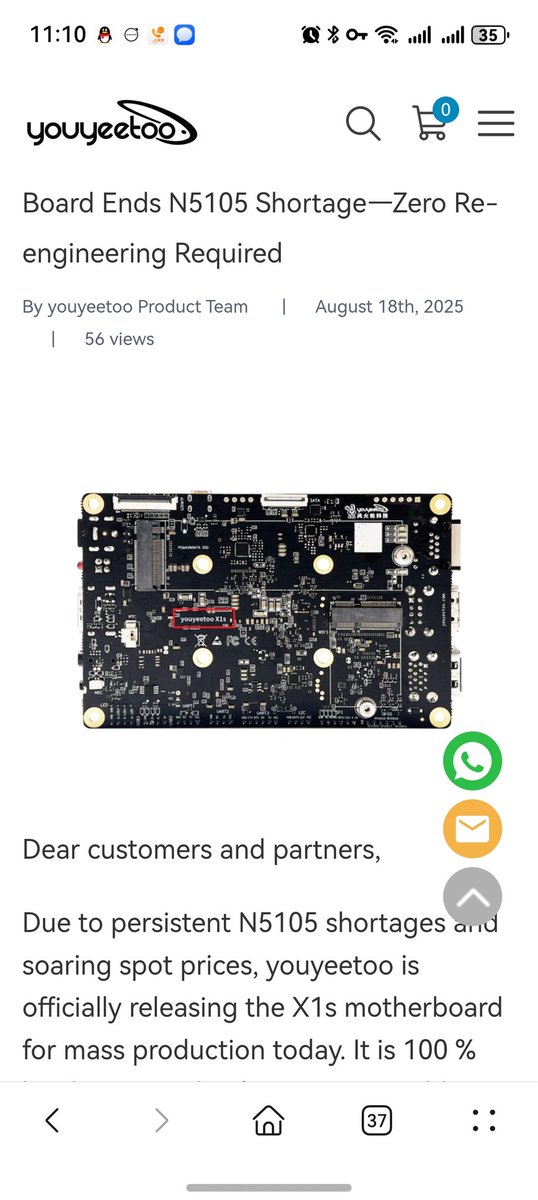 youyeetoo's tweet image. Guess what this board is?

#sbc #bananapi #raspberrypi #orangepi #khadas #rk3588 #AI #thinclient #rockchip #youyeetoo #rockpi