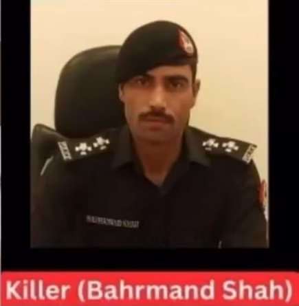 𝘽𝙍𝙄𝙎𝙆𝙀𝙏 (@alyhassan959) on Twitter photo Adv Asim was murdered by SHO Bahrmand Shah in front of his father in Charsadah.
After Asim's murder, the police arrested and beat up his family.
The SHO is currently off the scene.
We demand the CM of KP <a href="/AliAminKhanPTI/">Ali Amin Khan Gandapur</a> to take action and avenge the murder of Adv Asim. Adv Asim was murdered by SHO Bahrmand Shah in front of his father in Charsadah.
After Asim's murder, the police arrested and beat up his family.
The SHO is currently off the scene.
We demand the CM of KP <a href="/AliAminKhanPTI/">Ali Amin Khan Gandapur</a> to take action and avenge the murder of Adv Asim.