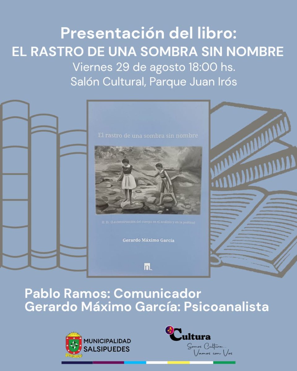 NexoFM_ok's tweet photo. #Salsipuedes Agenda cultural: Presentación del libro “El rastro de una sombra sin nombre. H.D. (La construcción del cuerpo en el análisis y la poética)” de Gerardo Marcos García https://t.co/3Zslv9g05k