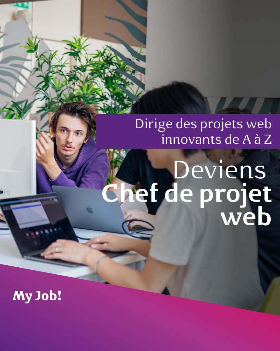 CodingEsieeIT's tweet image. [Dernières places disponibles pour la rentrée] Le métier chef de projet web t’intéresse ?

Découvre les formations pour accéder à ce métier :

▶️Bac +3 Développeur de solutions numériques sécurisées
▶️Bac +5 Lead Dev

➡ esiee-it.fr/fr/devenez-che…

#code #informatique #chefdeprojet