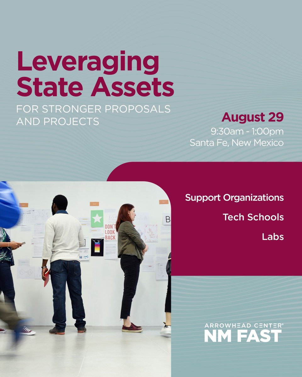 Looking for partners or resources to grow your idea?

This event brings together labs, support organizations, and tech schools offering collaboration, training, and connections to strengthen your proposals and projects.

Register now: bit.ly/nf_stateassets