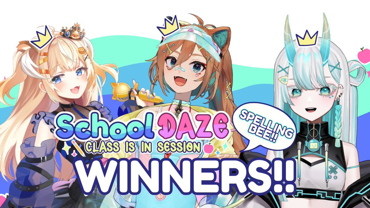 Usachi Yui ππ«§ SVP (@usachiyui) on Twitter photo π’SPELLING BEE WINNERS!!π
Congratulations to <a href="/ShabelTonya/">Shabel Tonyaπ―πμ€λ²¨ ν λ | ChromaSHIFT</a> <a href="/ShikiMiyoshino/">Shiki @ Requiem π©</a> <a href="/EvaAnanova/">Eva Ananova πΎπ</a> on your INCREDIBLE & well deserved wins!! Ω©(^α^ )Ω Β΄-
Thank you for joining us!!β€οΈ
β¬οΈCheck out the vods!! π’SPELLING BEE WINNERS!!π
Congratulations to <a href="/ShabelTonya/">Shabel Tonyaπ―πμ€λ²¨ ν λ | ChromaSHIFT</a> <a href="/ShikiMiyoshino/">Shiki @ Requiem π©</a> <a href="/EvaAnanova/">Eva Ananova πΎπ</a> on your INCREDIBLE & well deserved wins!! Ω©(^α^ )Ω Β΄-
Thank you for joining us!!β€οΈ
β¬οΈCheck out the vods!!