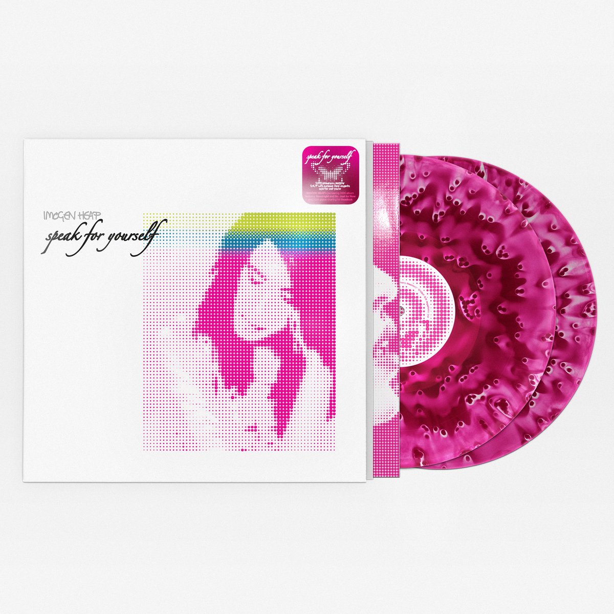imogenheap's tweet image. Snag this limited edition, floral magenta, vinyl variant of Speak for Yourself (20th Anniversary Remaster) over at Urban Outfitters USA @urbanoutfitters starting today! Pre-order is now available so go catch one if you’d like one! 
urbanoutfitters.com/shop/imogen-he… 
#sfy20 #vinyl